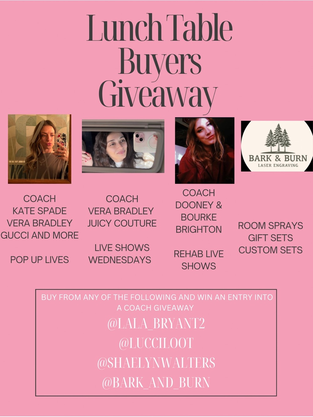 Lunch Table Buyers Giveaway - Picture 2 of 2